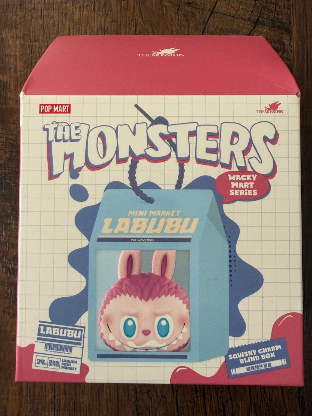 The Monsters Labubu Wacky Mart Squishy Charm